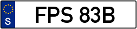 Truck License Plate